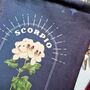 Scorpio Birth Flower Gift Pouch, thumbnail 2 of 7