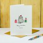 Personalised 'Christmas Cat' Hand Illustrated Card, thumbnail 4 of 6