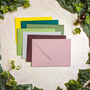 Folk Florals Evening Invitations And Envelopes, thumbnail 7 of 9