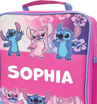 Disney Lilo And Stitch Kids Lunch Bag Personalised, 3 of 6