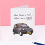 Taxi Dad Black Fathers Day Card, thumbnail 1 of 2