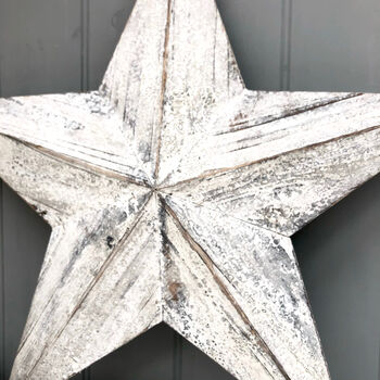 Large Wooden Decorative Star, 3 of 3