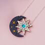 Celestial Star And Moon Necklace Making Kit, Diy Jewellery Craft Kit, thumbnail 5 of 7