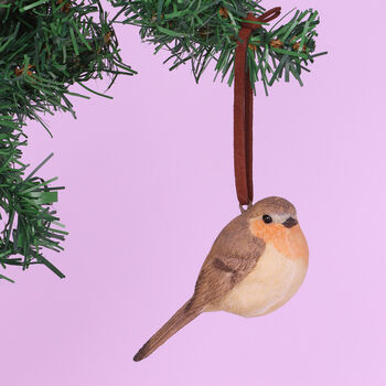 G Decor Realistic Robin Christmas Tree Ornament, 2 of 3
