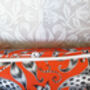 Emma J Shipley Orange Zebra 13' x 18' Cushion Cover, thumbnail 4 of 4