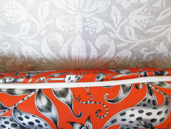 Emma J Shipley Orange Zebra 13' x 18' Cushion Cover, 4 of 4