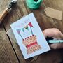 Cake With Bunting Birthday Card, thumbnail 1 of 2