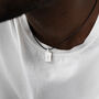 Men's Personalised Leather Initial Necklace, thumbnail 1 of 10