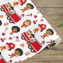 Fireman Firefighter Wrapping Paper Roll Or Folded, thumbnail 3 of 3