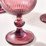 Set Of Four Luxury Rouge Wine Glasses, thumbnail 5 of 6
