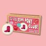 Welcome To The Pink Pony Club! Mini Matchbox Cross Stitch Kit, thumbnail 1 of 7