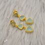 Aqua Chalcedony Multi Shape Stone 925 Silver Earrings, thumbnail 7 of 8