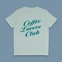 Coffee Lovers Club T Shirt, thumbnail 1 of 5