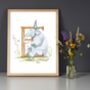 E Is For Elephant Alphabet Art Print, thumbnail 1 of 12