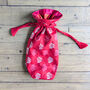 Eco Friendly Bottle Bag, Bright Coloured Wine Gift Bag, Fair Trade, thumbnail 5 of 10