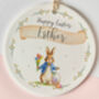 Personalised Hanging Easter Ceramic Decoration, thumbnail 2 of 3