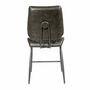 Corrine Vegan Leather Chair Grey Set Of Two, thumbnail 5 of 6