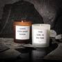 Amber Frosted Glass Empowering Candle, thumbnail 5 of 6