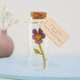 Miniature Flower Valentine's Day Message Bottle Gift, thumbnail 1 of 9