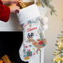 Personalised Reindeer Stocking For Kids, thumbnail 1 of 4