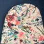 Soft Floral Chemo Headwear Beanie Hat Bandana, thumbnail 7 of 7