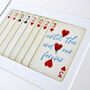 Personalised Special Date Playing Cards Print, thumbnail 4 of 5
