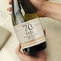 Personalised Italian Prosecco Milestone Birthday – Perfect For 30th, 40th, 50th, 60th Birthday Gifts, thumbnail 2 of 4
