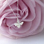 Bee Dainty Sterling Silver Necklace, thumbnail 1 of 12
