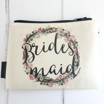 Bridesmaid Floral Wedding Bag, 4 of 4