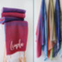 Personalised Beach Towel, Sustainable Gift, thumbnail 7 of 8