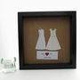 Bespoke First Wedding Anniversary Couples Frame, thumbnail 4 of 12