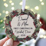 New Home First Christmas Wreath Decoration, thumbnail 5 of 6