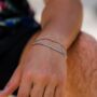 925 Sterling Silver Miami Cuban Bracelet For Men, thumbnail 2 of 8