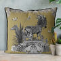Lion Cushion In Honey Gold, thumbnail 6 of 6