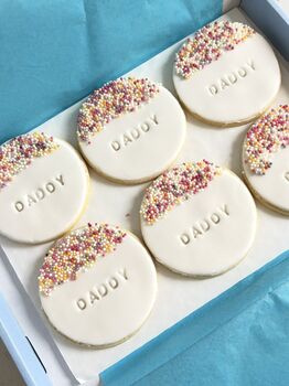 Personalised Dad Biscuit Gift Box For Father's Day, 4 of 4