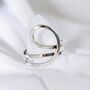 Musical Note Sterling Silver Ring, thumbnail 1 of 5