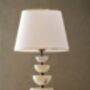 Handmade Stacked Marble And Brass Table Lamp, thumbnail 5 of 5