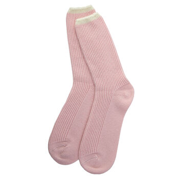 Pink Cashmere Bed Socks, 3 of 5
