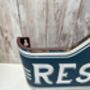 46cm French Blue Metal Restaurant Sign For Kitchen Decor Gift, thumbnail 6 of 8