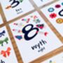 Welsh Alphabet, Numbers And Colours Flash Cards, thumbnail 8 of 10