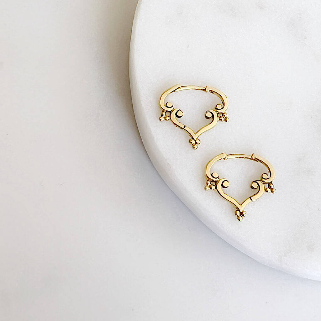 Seraphina Huggie Hoops Gold, 1 of 6