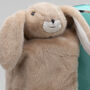 Personalised Embroidery, Brown Bunny Hot Water Cover Nb, thumbnail 6 of 6