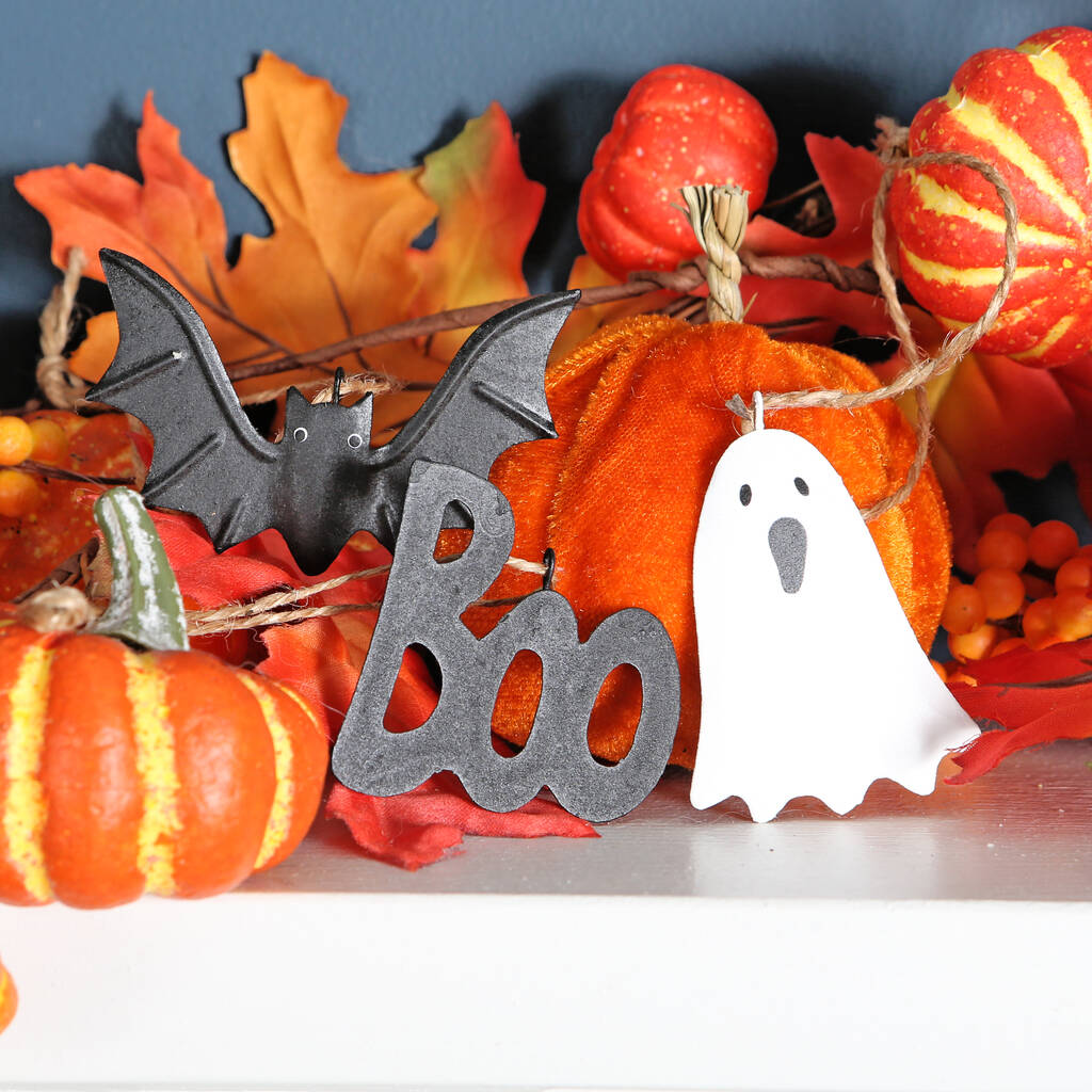 Set Of Three Halloween Hanging Decorations By Red Berry Apple