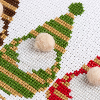 Gonk Christmas Cross Stitch Kit Seven', 3 of 5