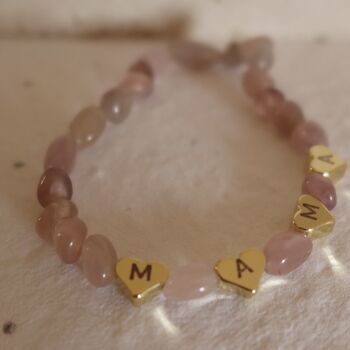 Rose Quartz 'Mama' Bracelet, 2 of 5