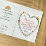 Personalised Mummy Mum Nanna Sweetheart Valentine Card, thumbnail 4 of 5