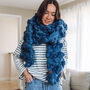 Classic Jumbo Knitted Long Scarf, thumbnail 10 of 11