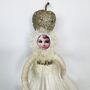 Golden Apple Girl Christmas Decoration, thumbnail 2 of 9
