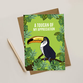 Toucan Thank You Card, 2 of 2