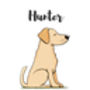 Labrador Personalised Dog Name And Personality Print, thumbnail 2 of 8